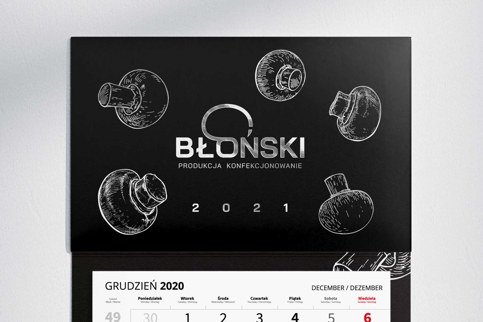 Błoński– Kalendarz 3-dzielny 2021
