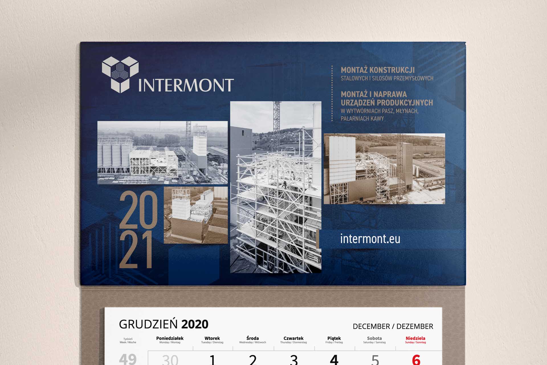 Intermont – Kalendarz 3-dzielny 2021